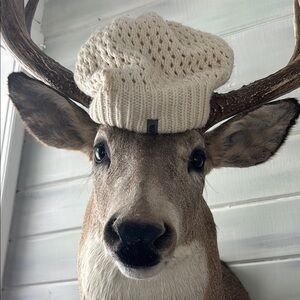 The North Face Cream Knitted Toque